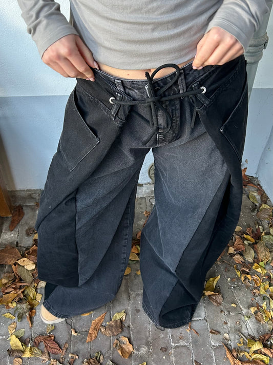 Reworked Jeans Black