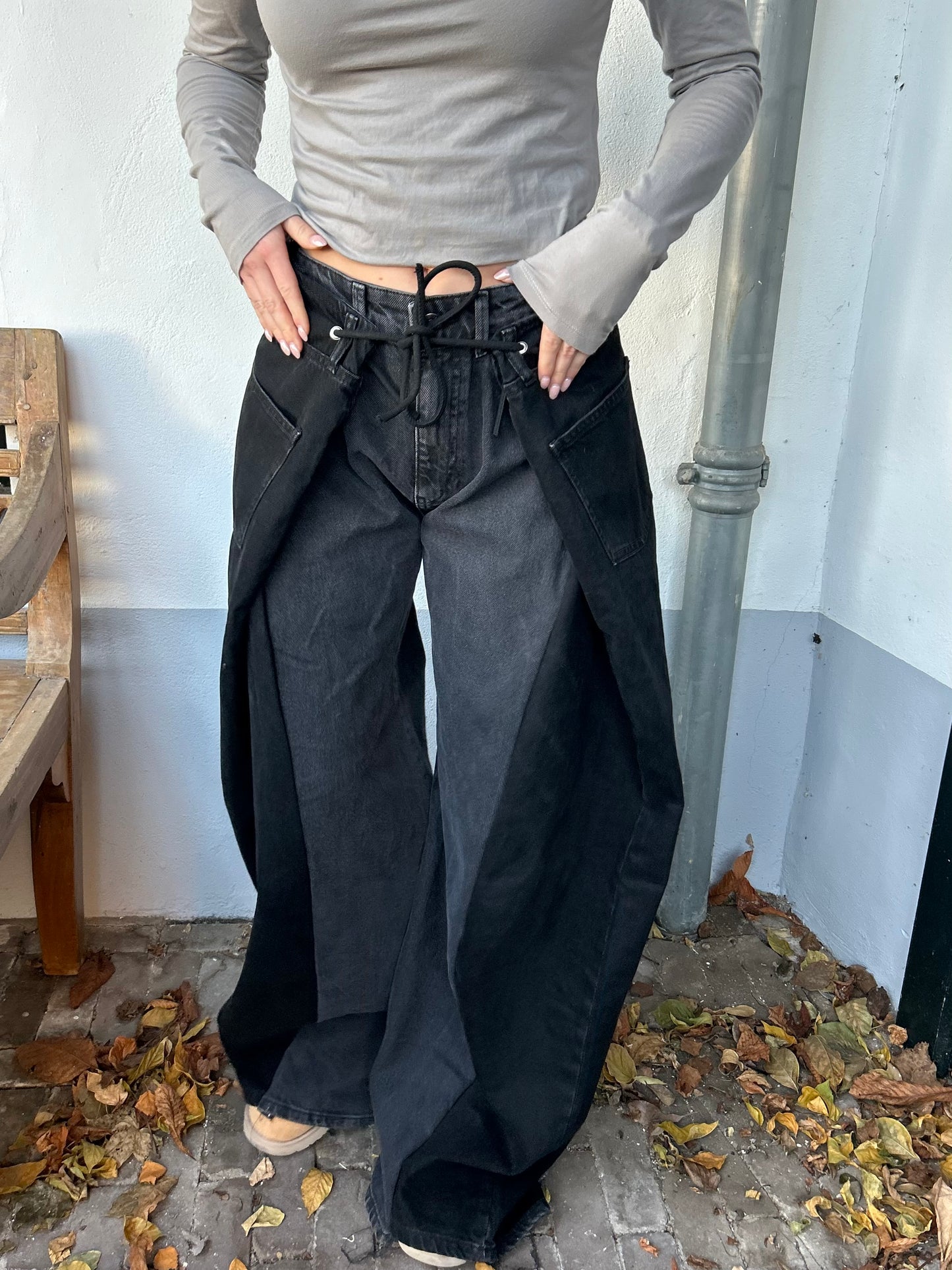 Reworked Jeans Black