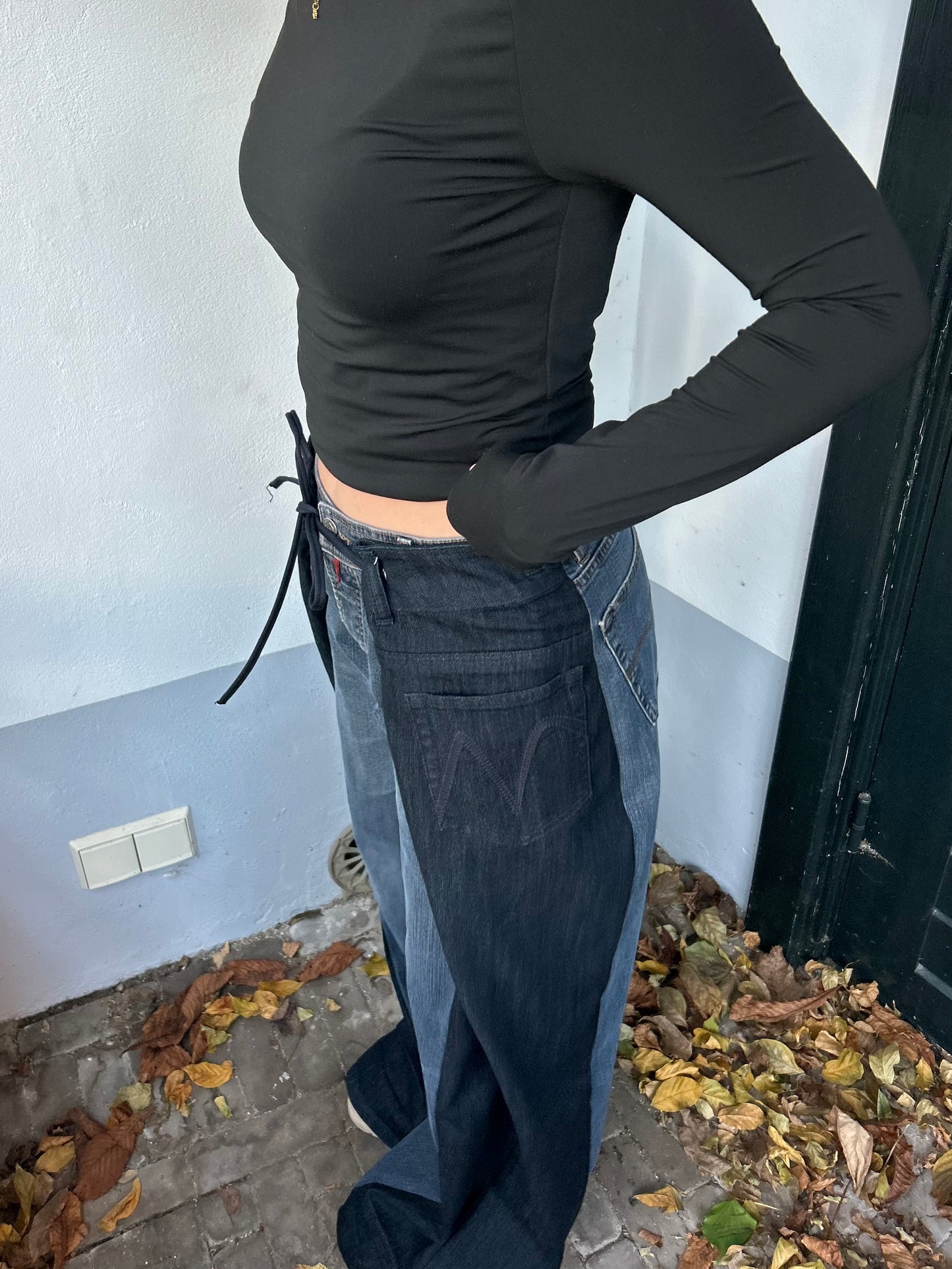 Reworked Jeans Dark Blue