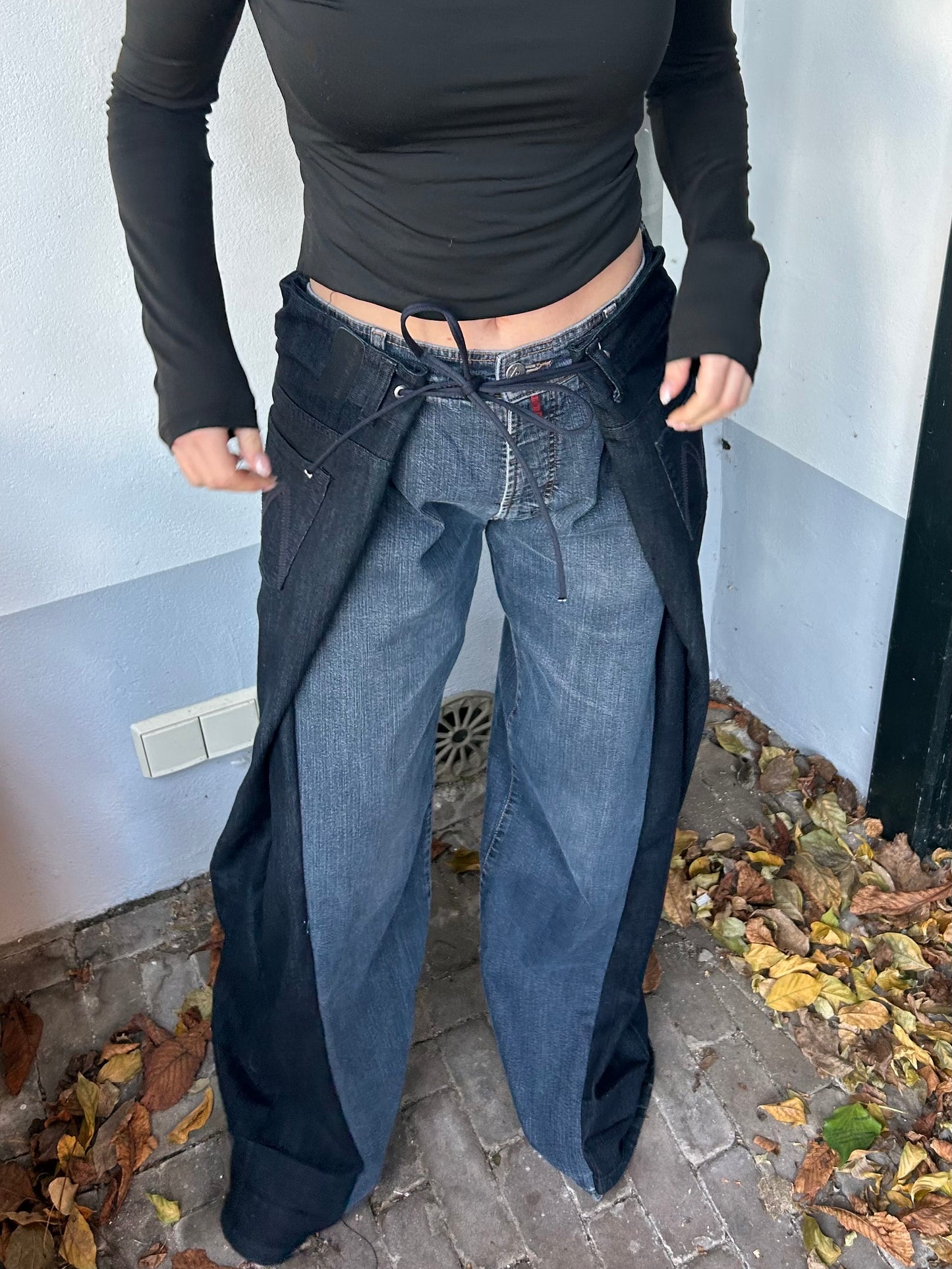 Reworked Jeans Dark Blue