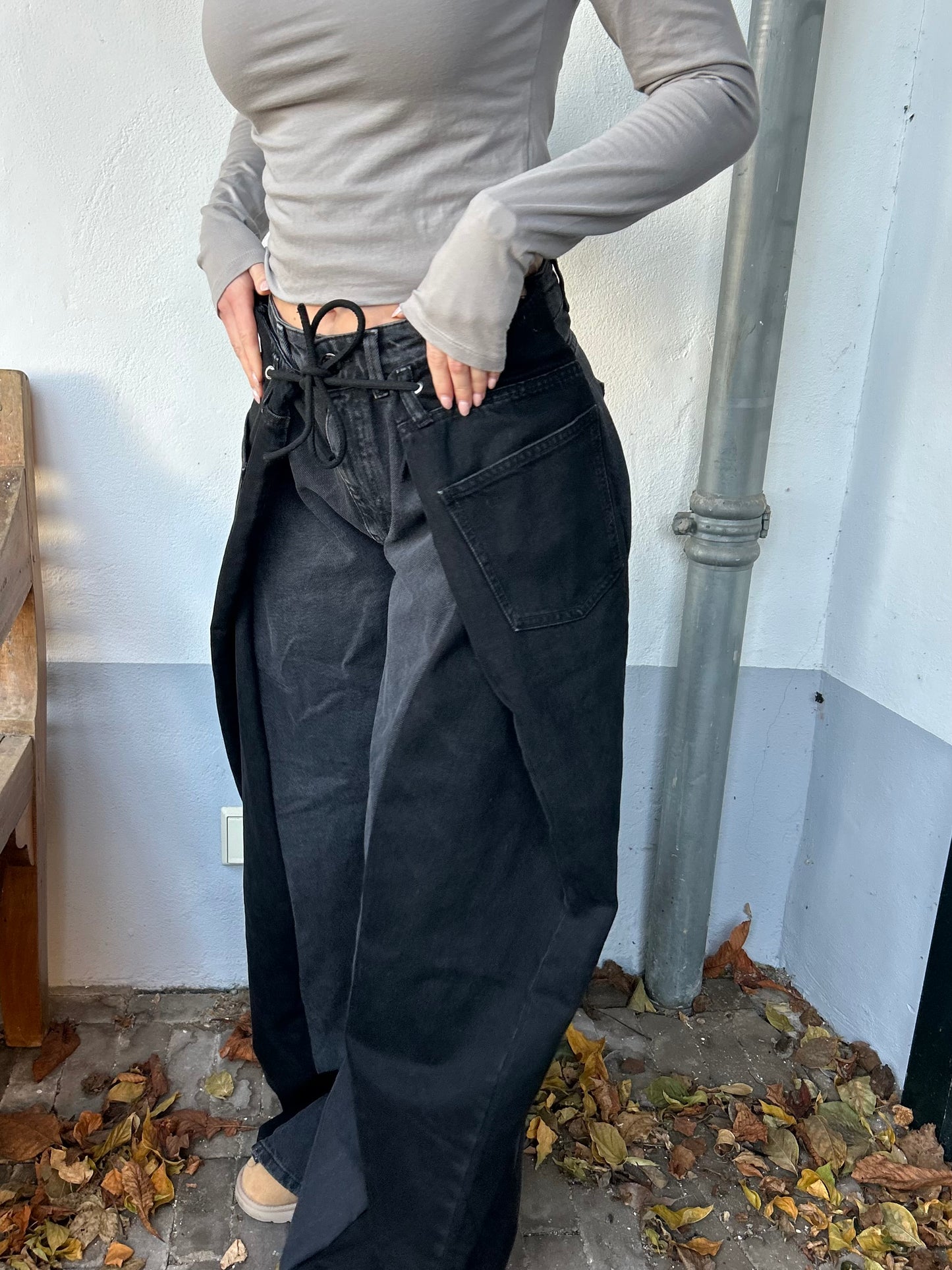 Reworked Jeans Black