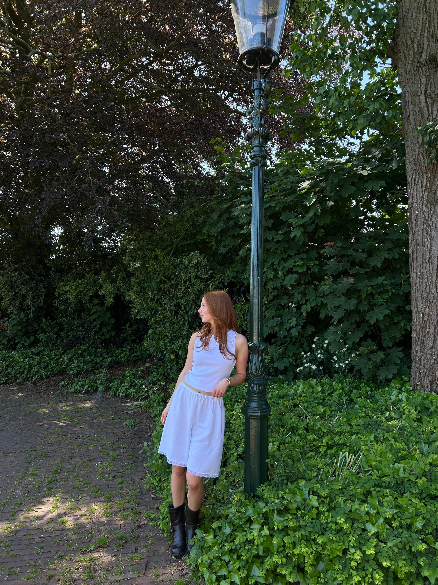 Lace Linnen Short