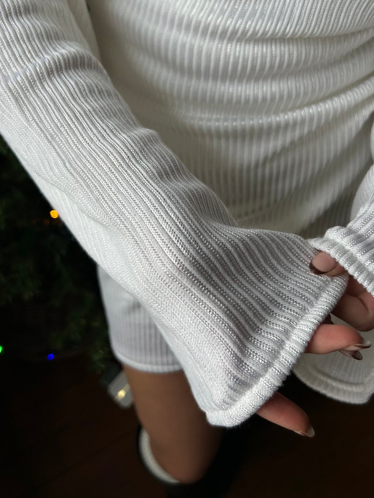 Dress White And Silver