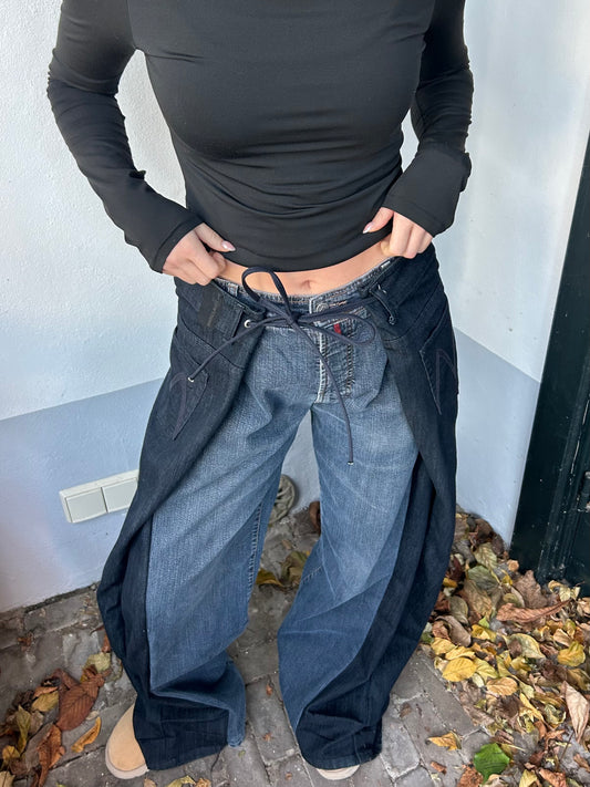 Reworked Jeans Dark Blue