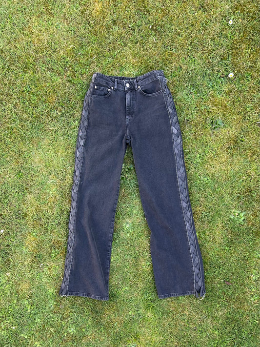 Reworked Braided Jeans 4