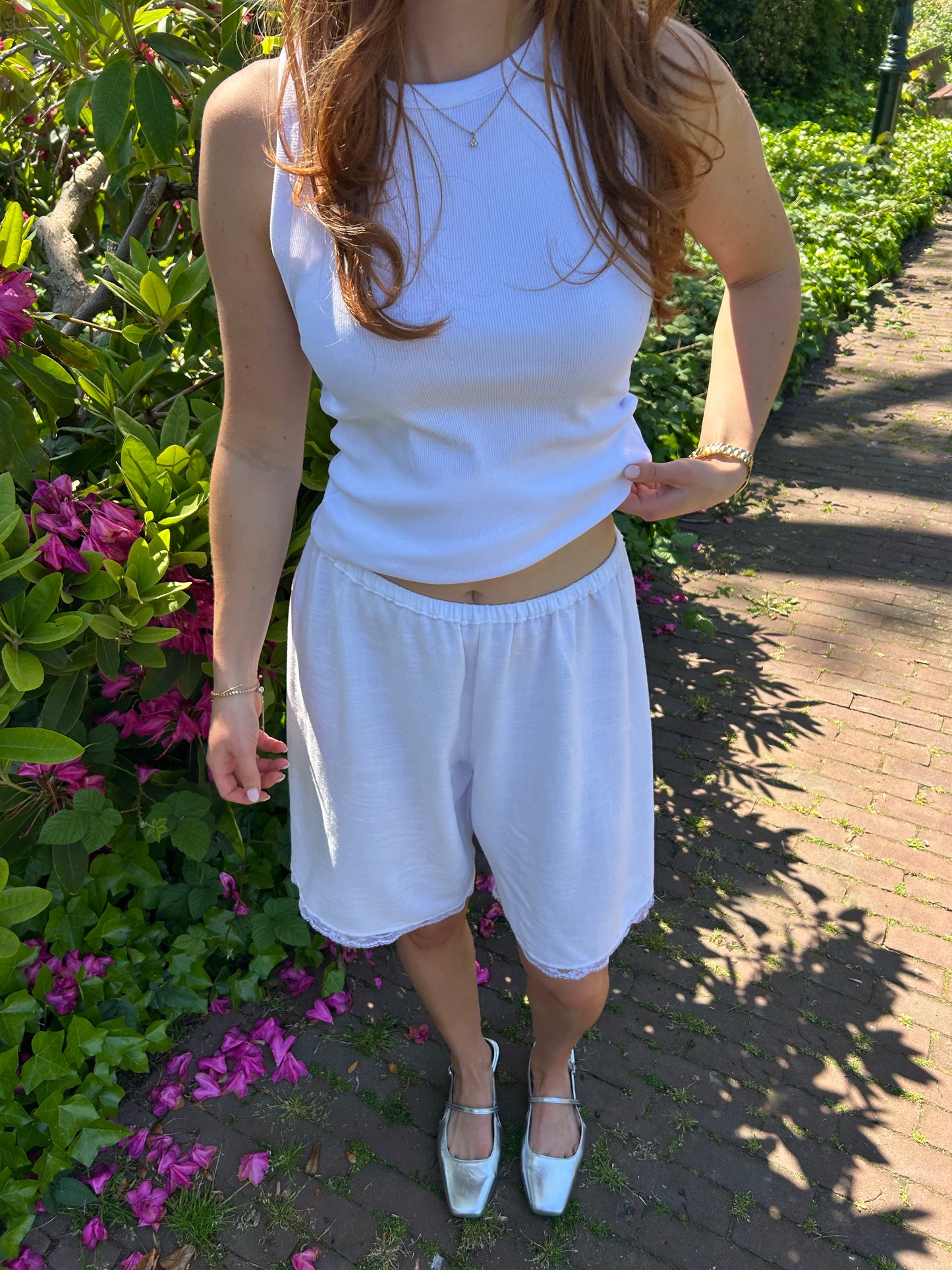 Lace Linnen Short
