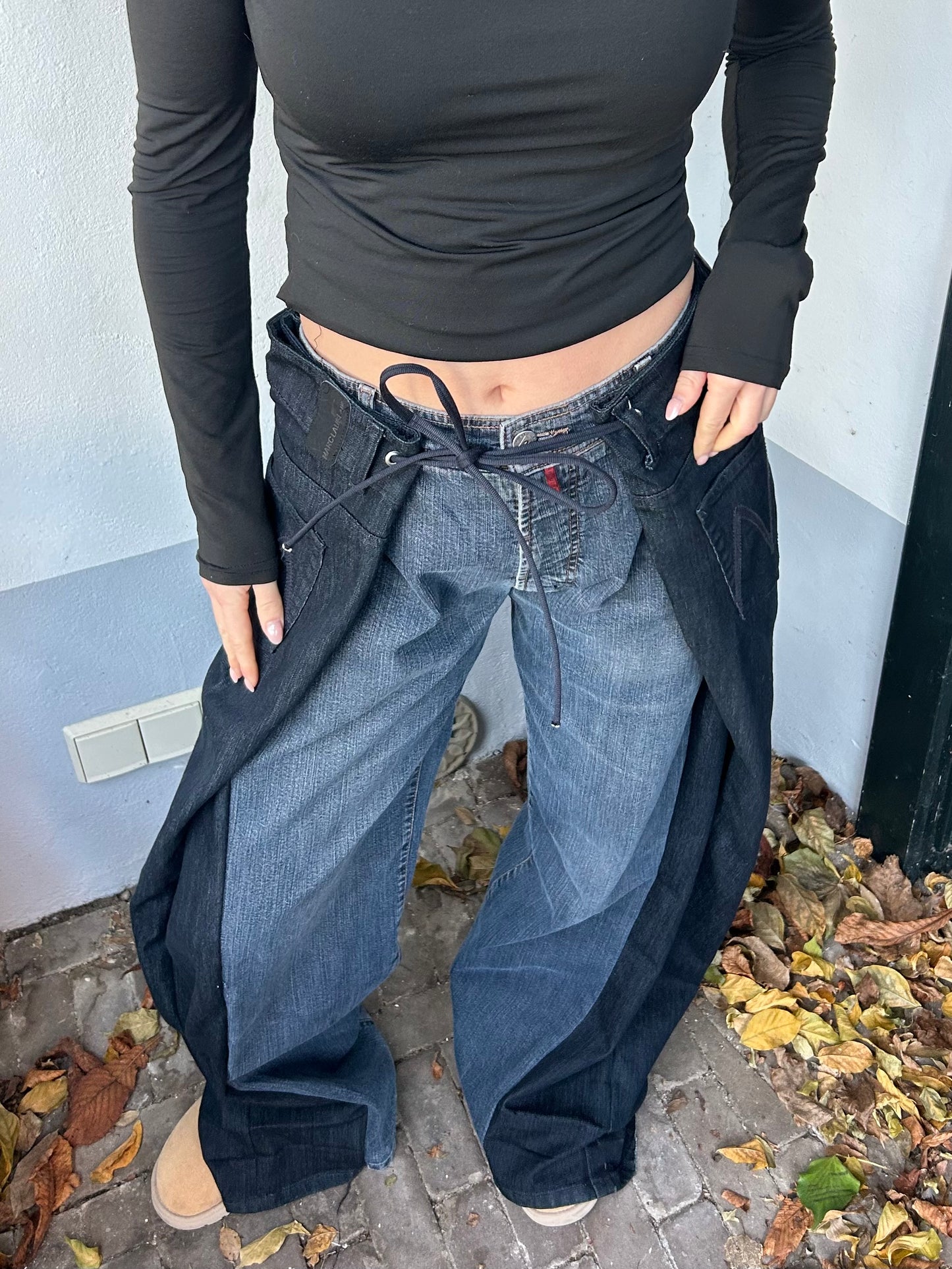 Reworked Jeans Dark Blue