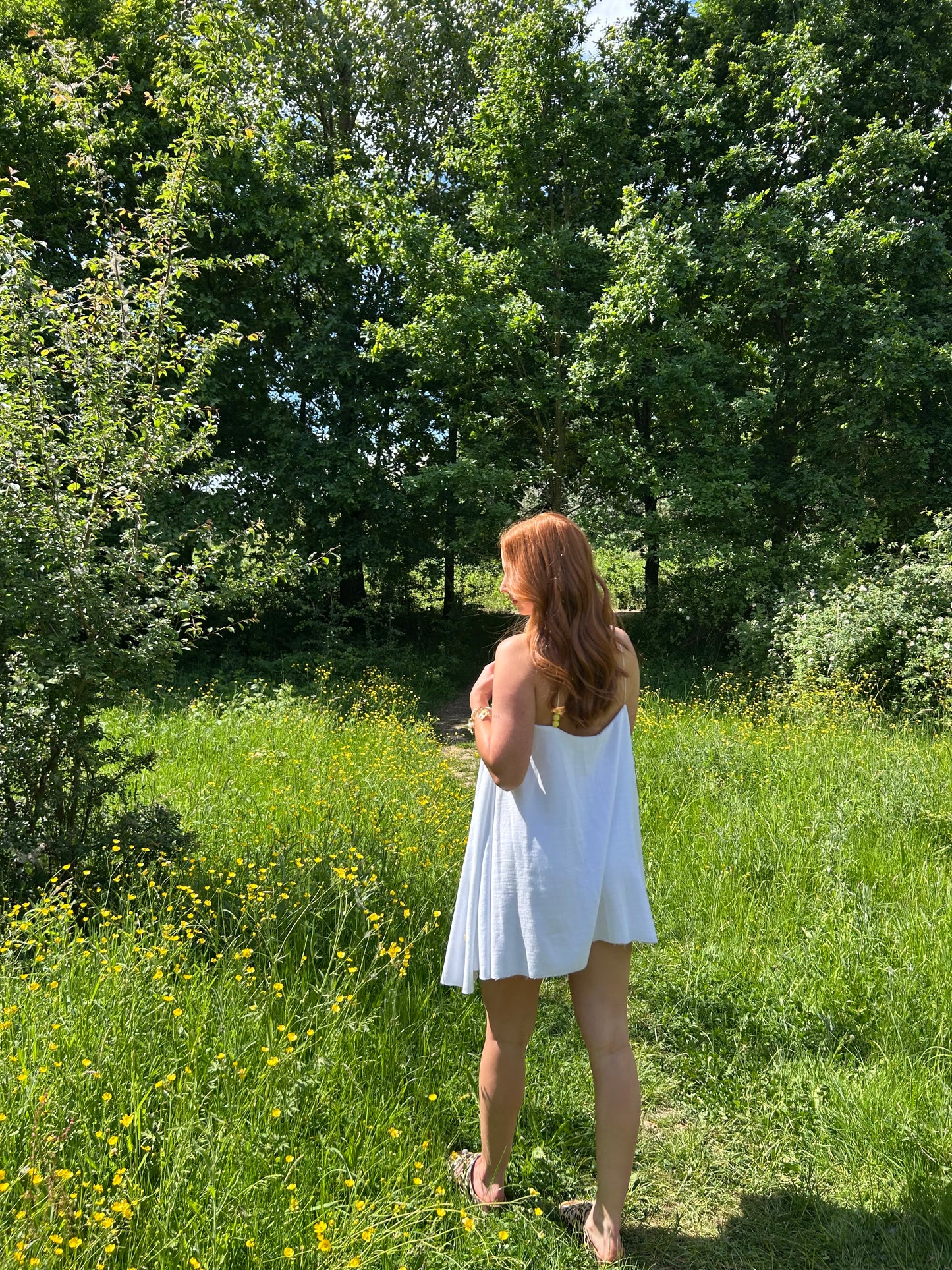 Linen Flowy Dress
