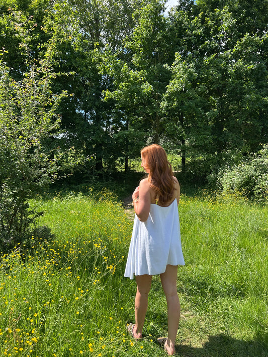 Linen Flowy Dress