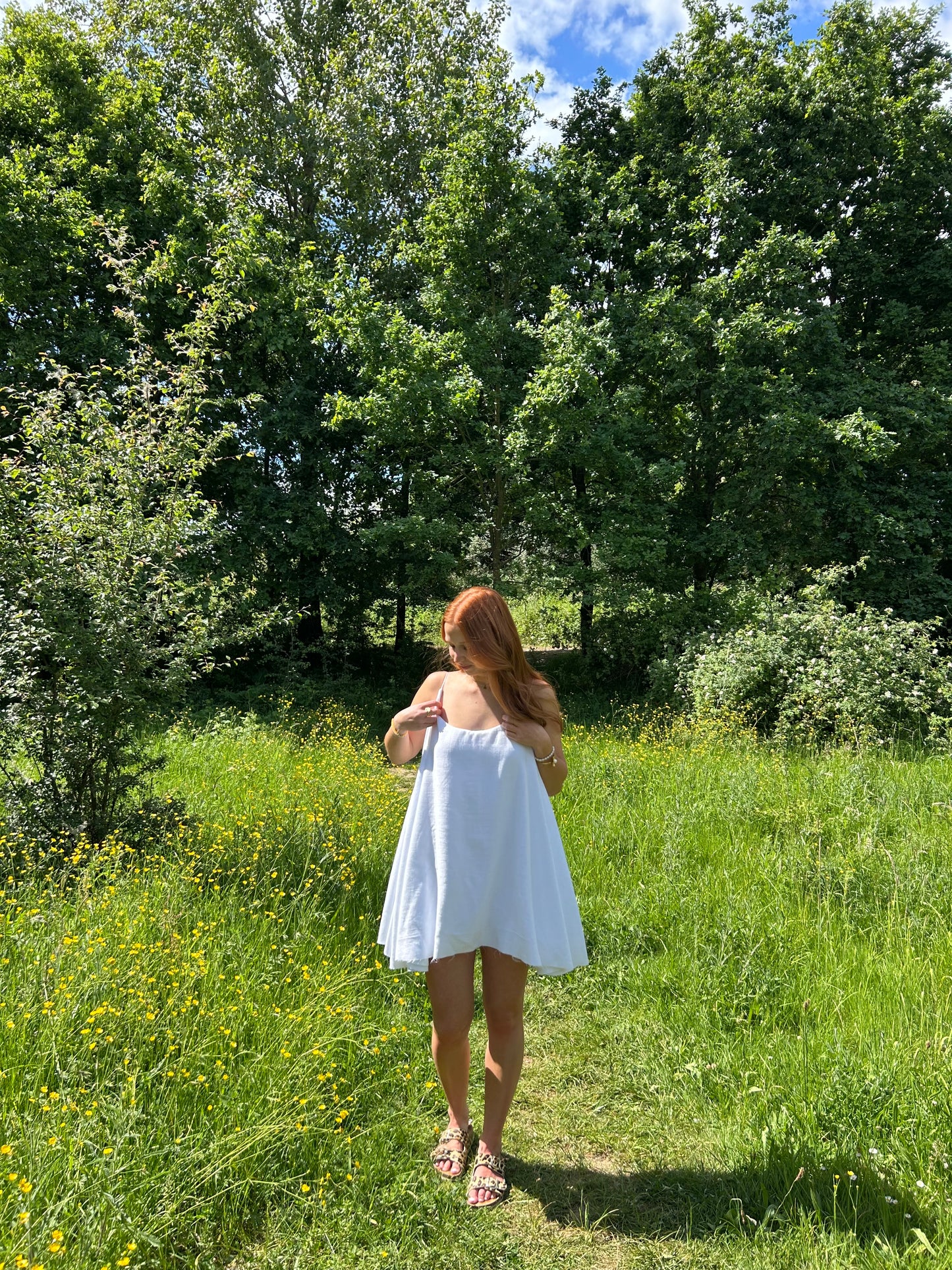 Linen Flowy Dress