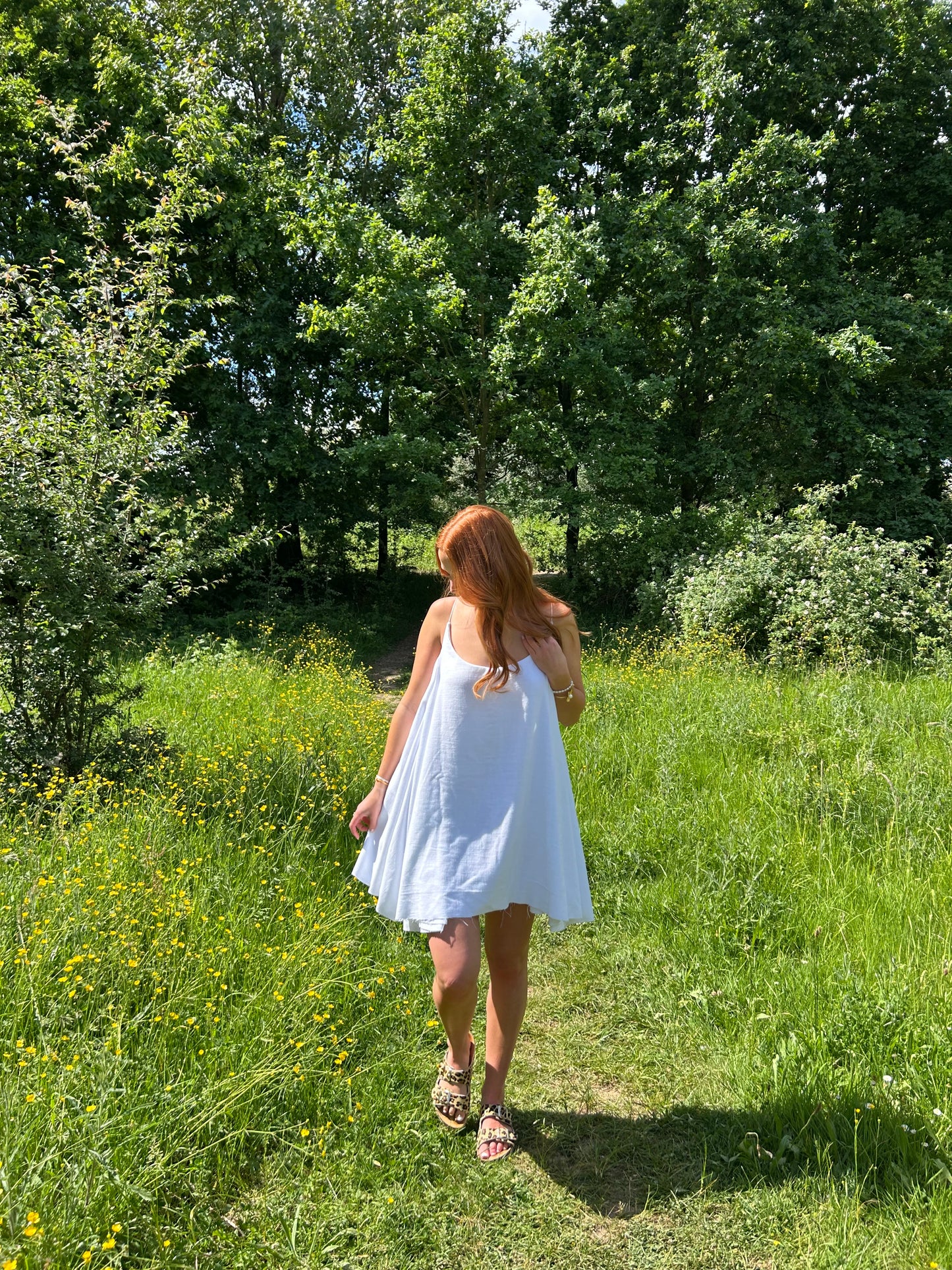 Linen Flowy Dress